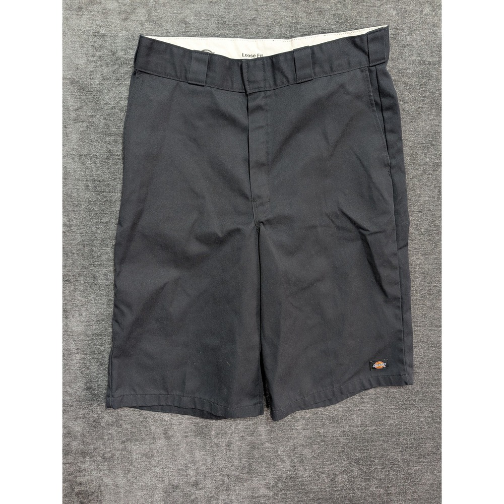 Dickies Mens Loose Fit Multi-Pocket Work Shorts Black 41283BK Size 36